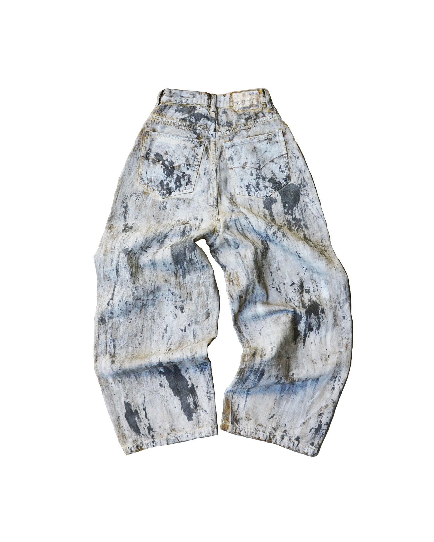 PAINTED BAGGY DENIM