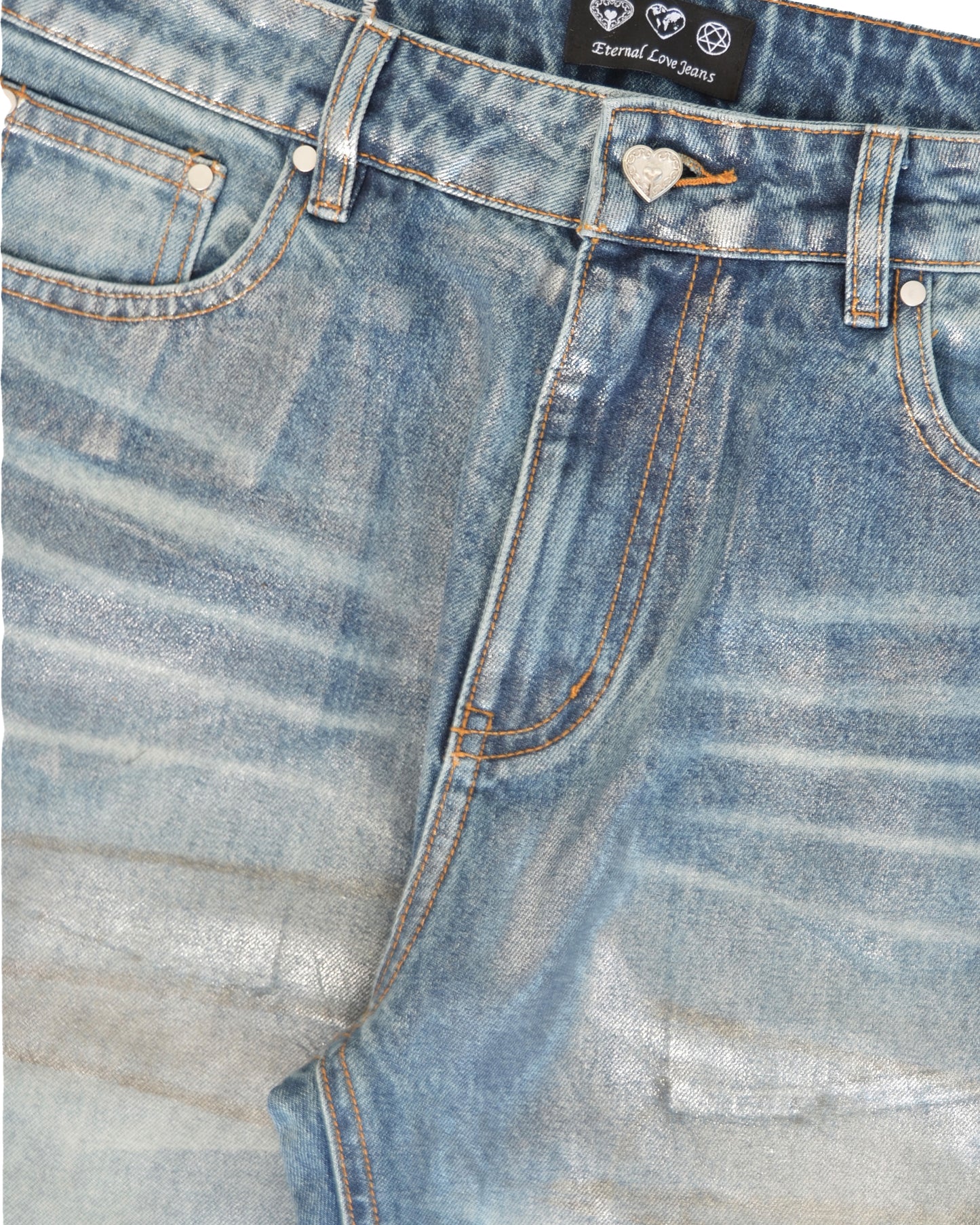 ICE OIL-SLICK SLIM FIT DENIM