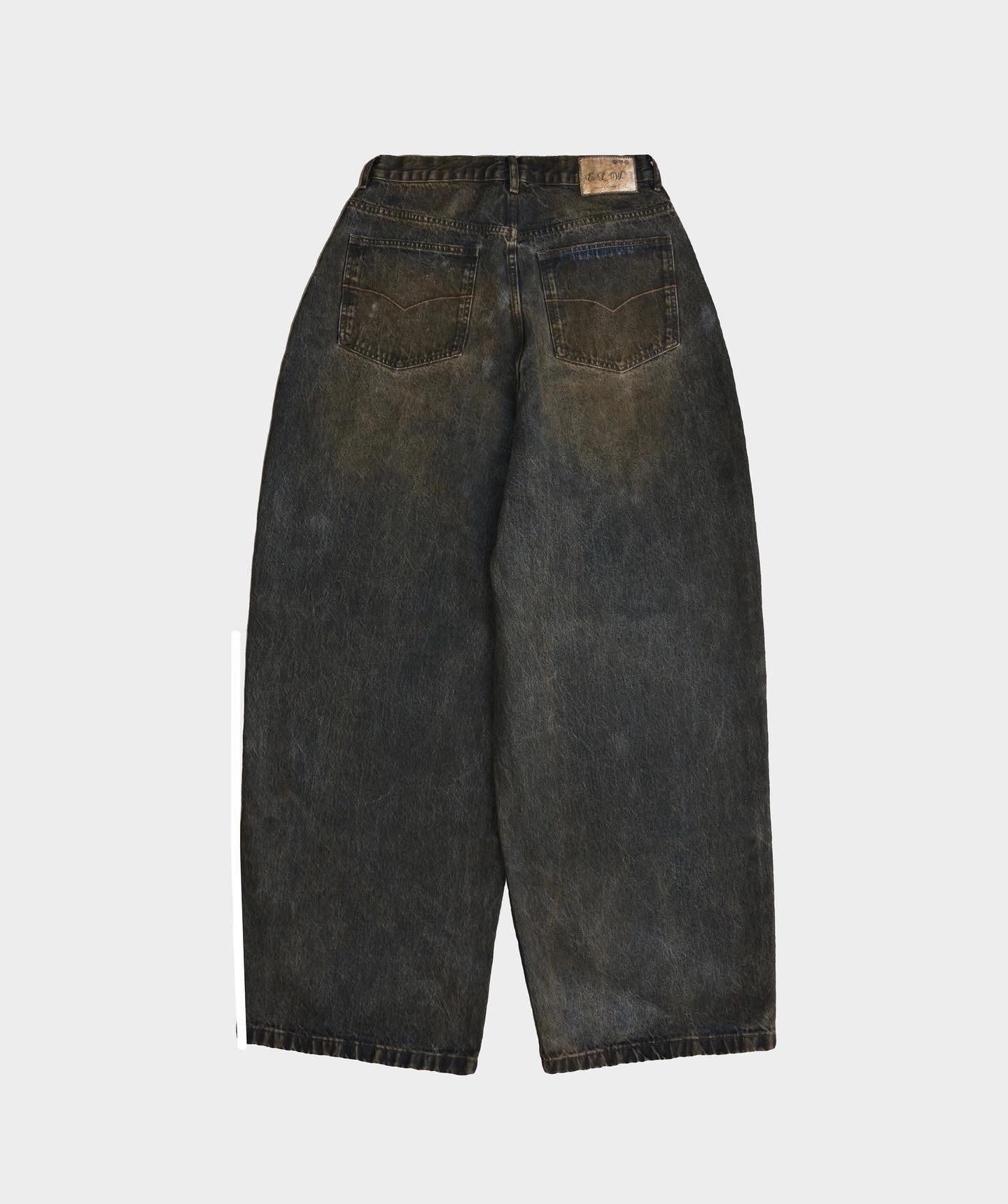 MUD WASH BAGGY DENIM (PRE ORDER)