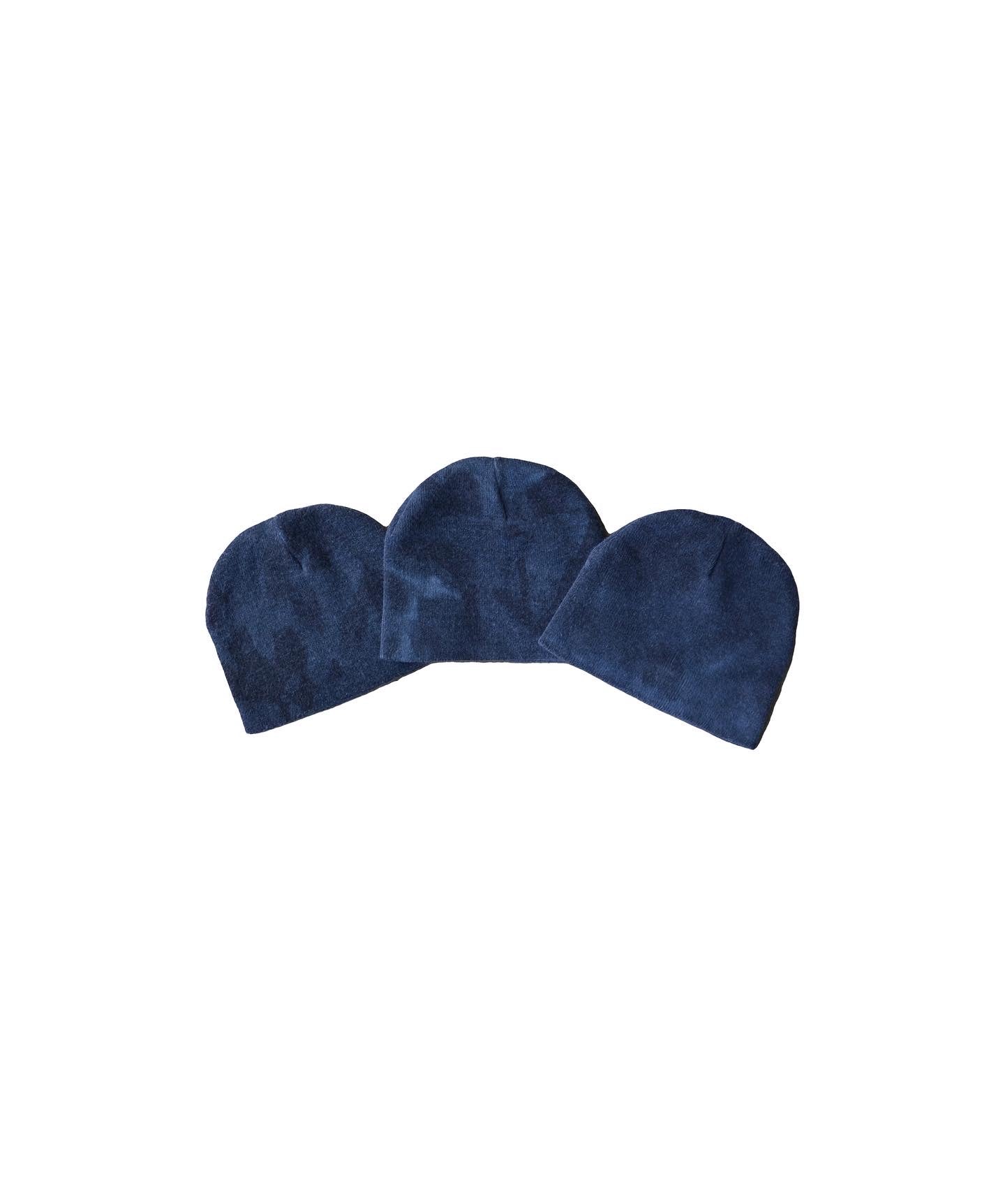 CHAMBRAY BLUE STAINED BEANIE