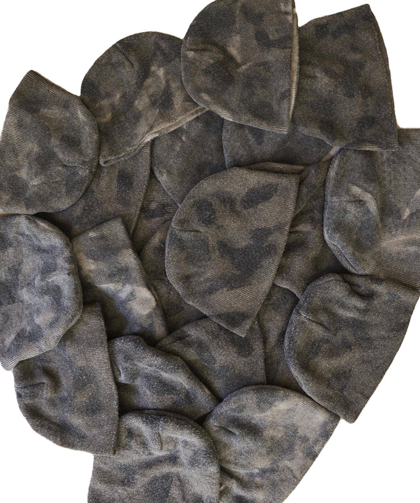 EARTH BROWN STAINED BEANIE