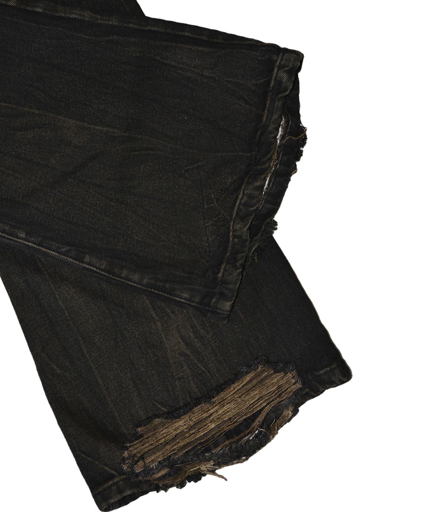 MUD WASH FLARED DENIM