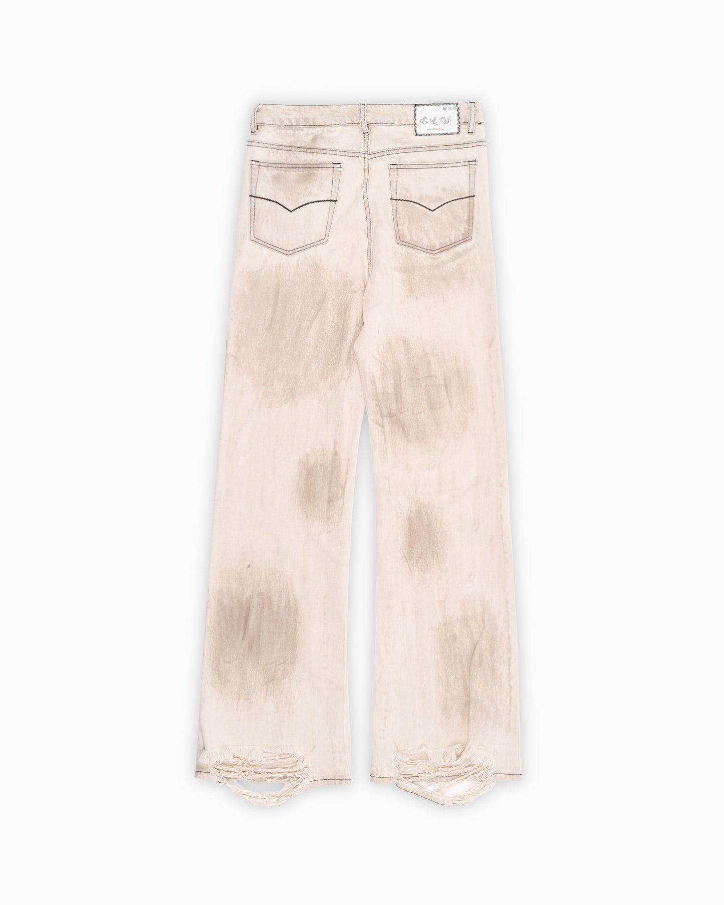OFF-WHITE DIRTY FLARED DENIM (PRE ORDER)