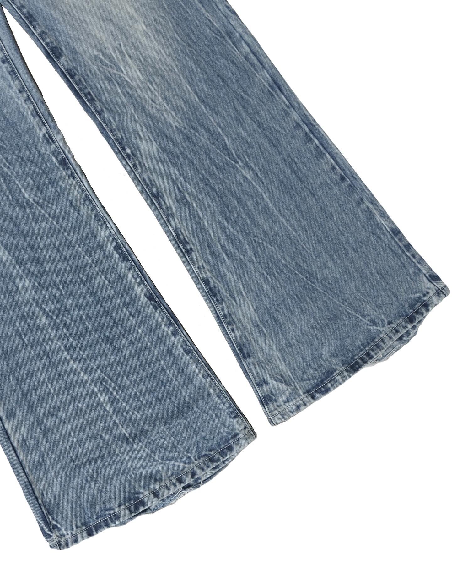 STONEWASH LIGHT BLUE FLARED DENIM