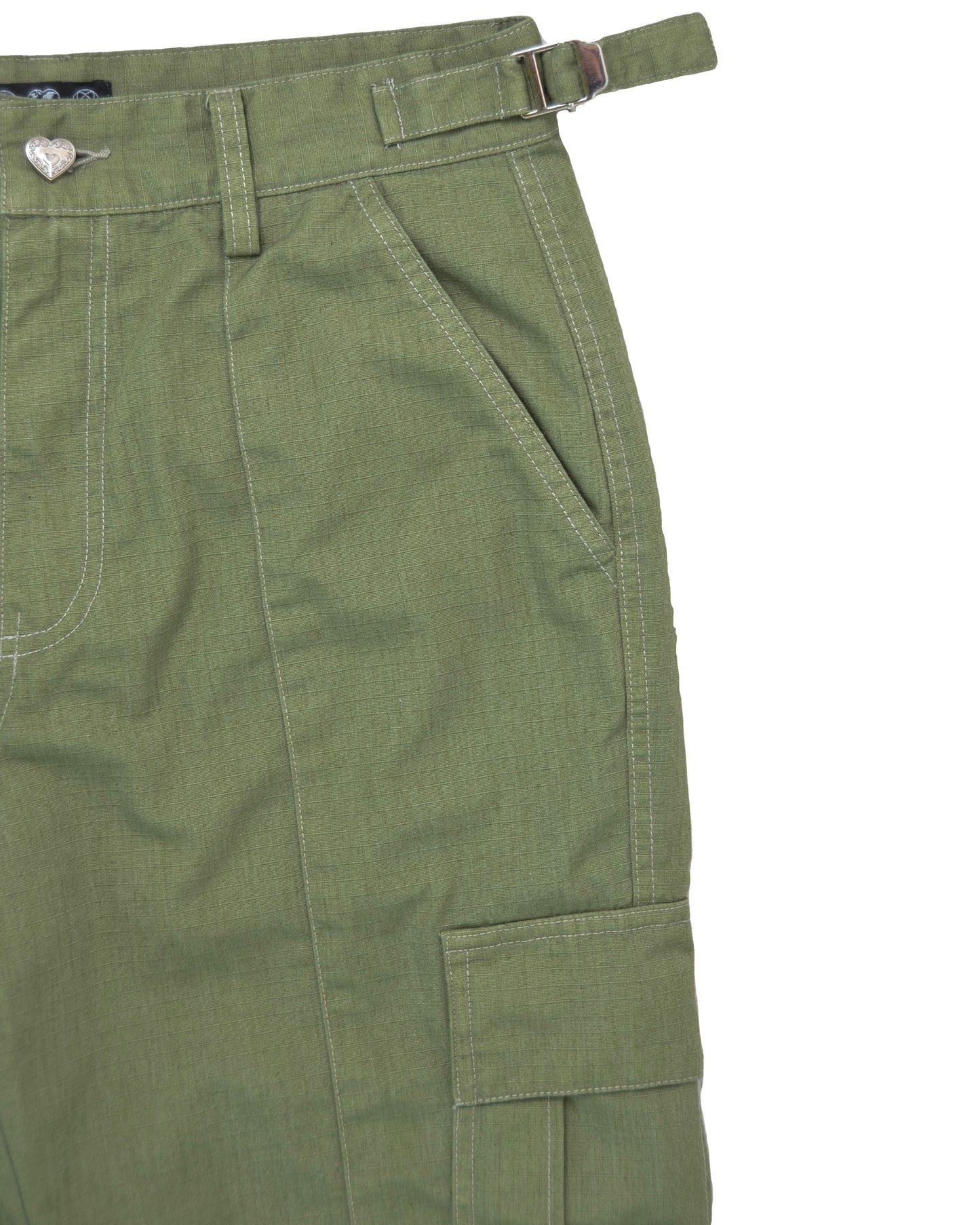 SAGE FLARED RIP STOP CARGO PANTS