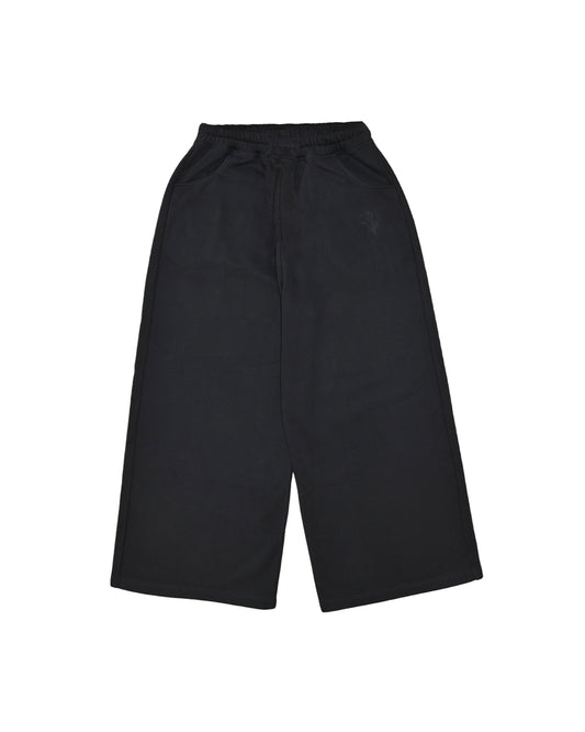 BLACK BAGGY SWEATPANTS