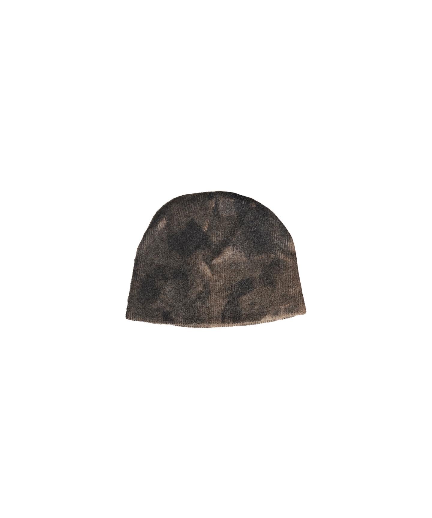 EARTH BROWN STAINED BEANIE