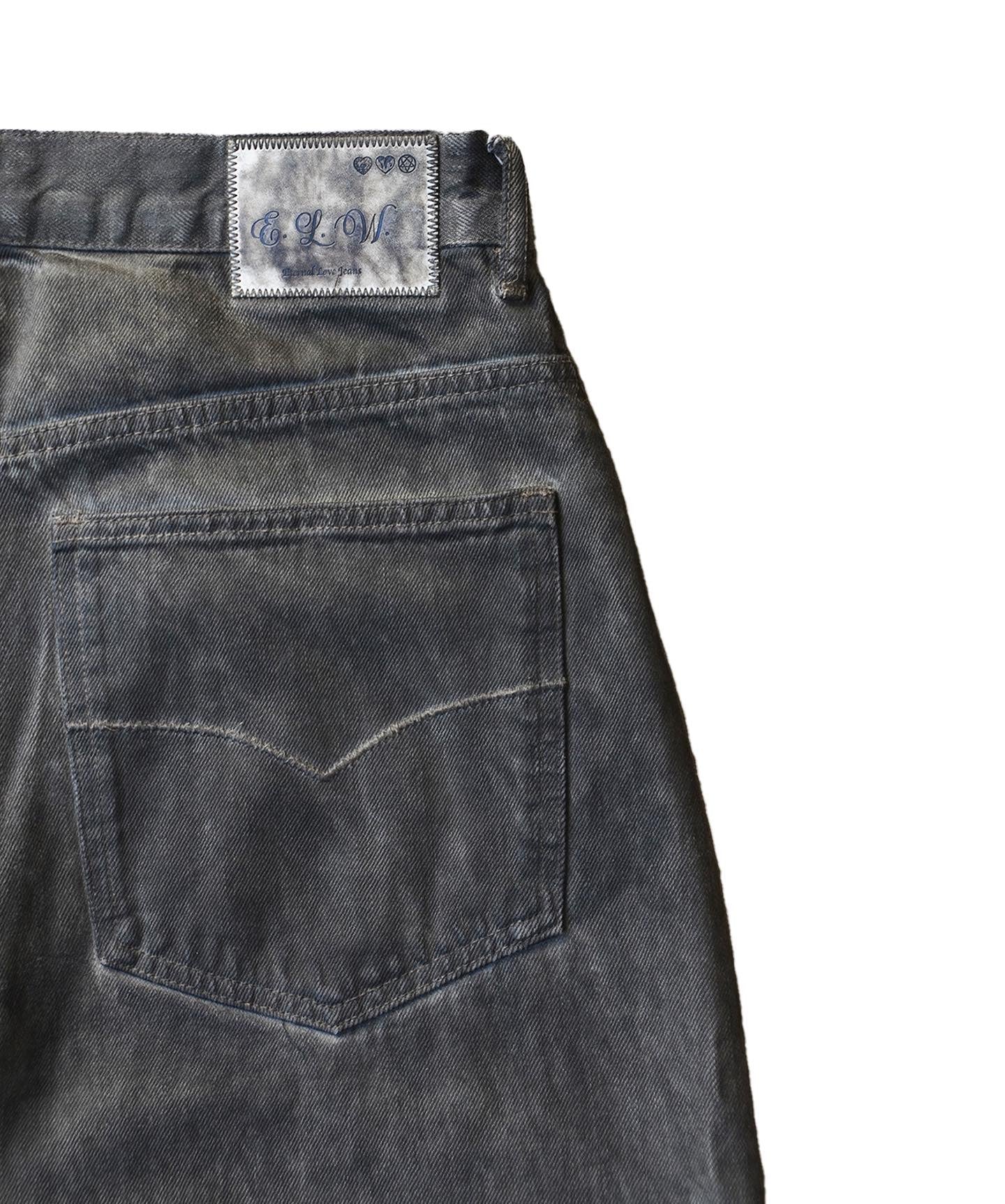 IRON GREY STAINED BAGGY DENIM (PRE ORDER) – Eternal Love